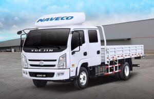 Yuejin-Naveco X500-38 doble cabina, un camión espacioso y funcional