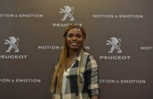 Caterine Ibargüen, embajadora de Peugeot en Colombia