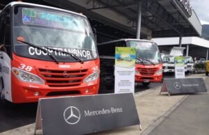 Mercedes-Benz realiza la primera entrega de Buses Euro V a la Cooperativa de Transportes Nororiental, Cooptransnor, en la ciudad de Medellín
