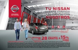 Nissan brinda revisión gratuita a clientes fieles