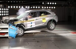 Mitsubishi Eclipse Cross logra cinco estrellas para adultos y tres estrellas para protección infantil