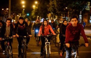 Prográmese para la ciclovía nocturna en Bogotá