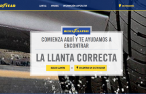 Goodyear relanza su página web