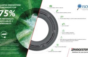 Bridgestone desarrolla llantas utilizando un 75% de materiales reciclados y renovables