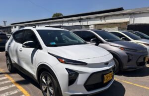La flota Chevrolet Bolt EUV es la primera en recibir la Etiqueta Azul