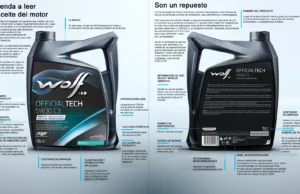 Los motores modernos requieren lubricantes modernos: WOLF
