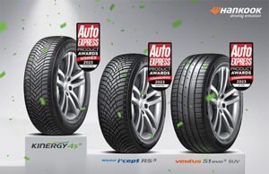 Hankook vuelve a obtener las mejores puntuaciones en los Premios al Producto del Año 2023 de Auto Express