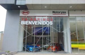 Conozca la nuevas vitrinas de vehículos eléctricos BYD